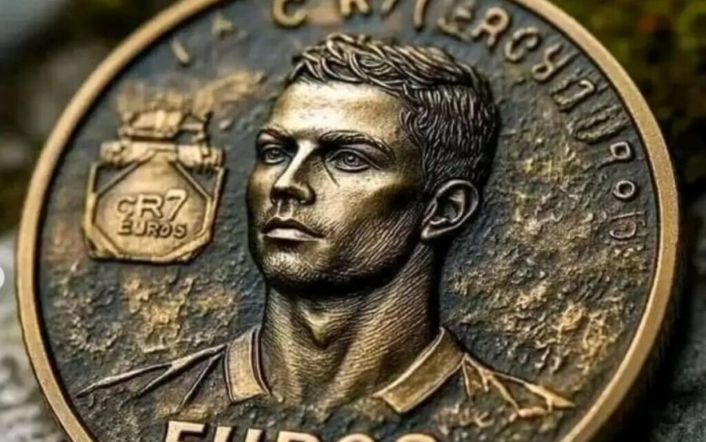 La moneda conmemorativa de Cristiano Ronaldo despierta la emoción entre coleccionistas y aficionados al fútbol